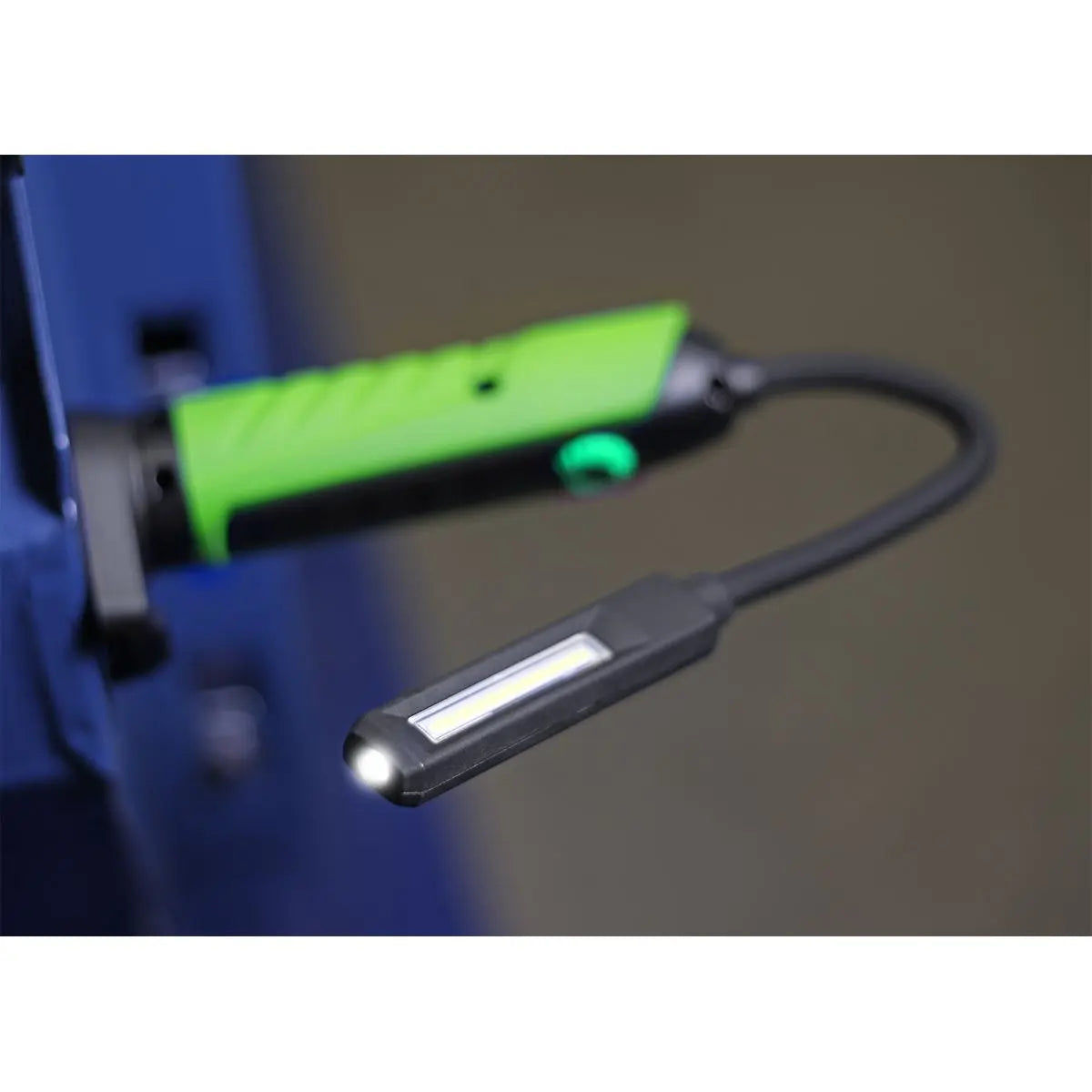 Sealey Flexi COB LED Rechargeable Inspection Lamp Magnetic Base 500 Lumens White Rose Tools