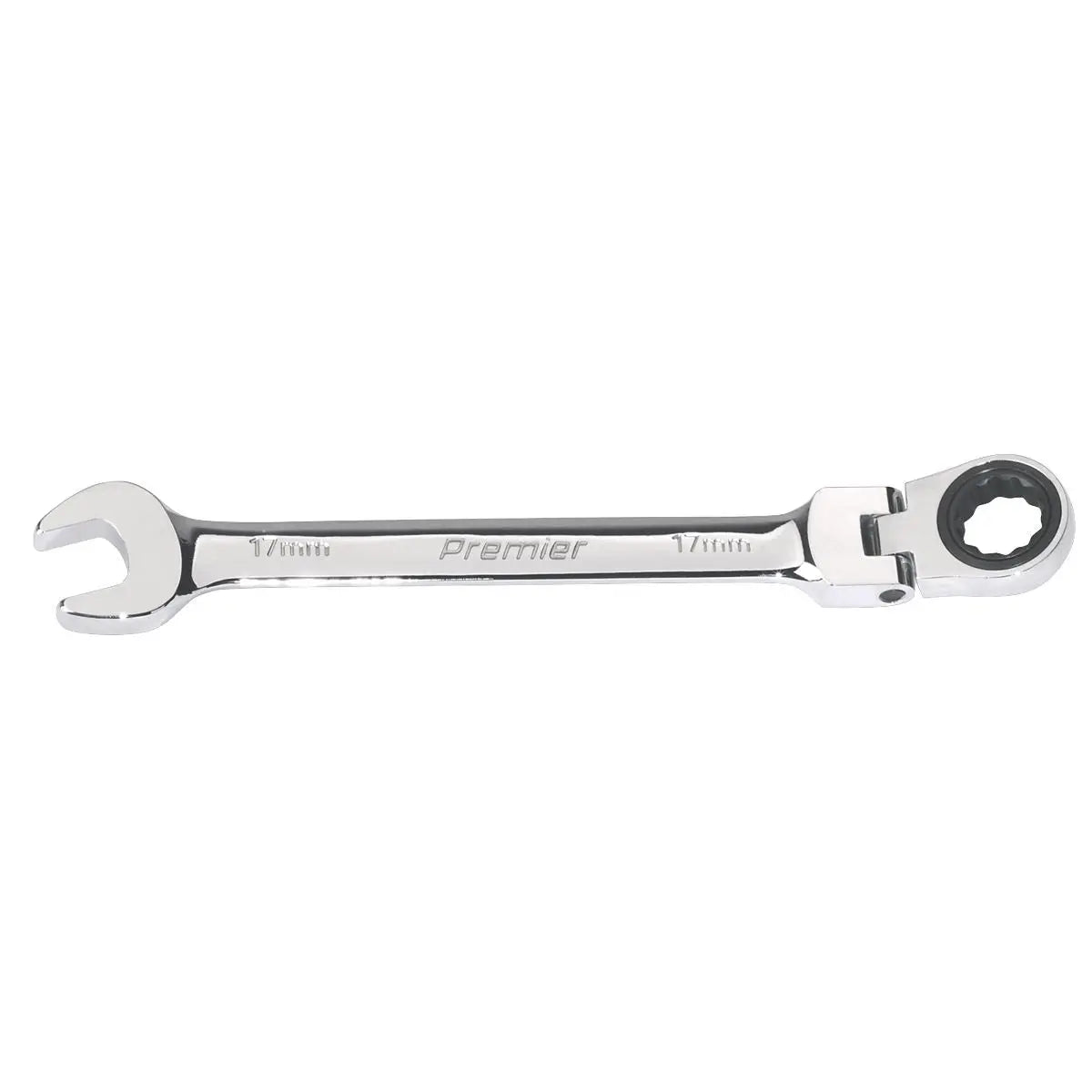 Sealey Flexi Head Ratchet Combination Spanner Open End Ring Individual