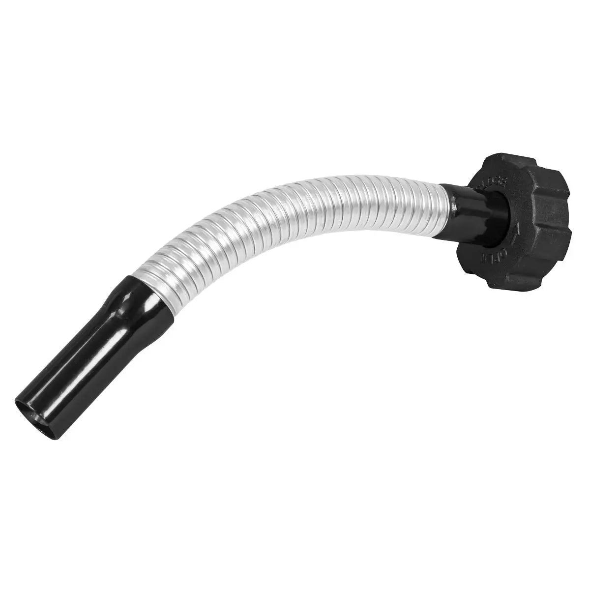 Sealey Flexi Pouring Spout for Screw Cap Jerry Cans - Black  White Rose Tools