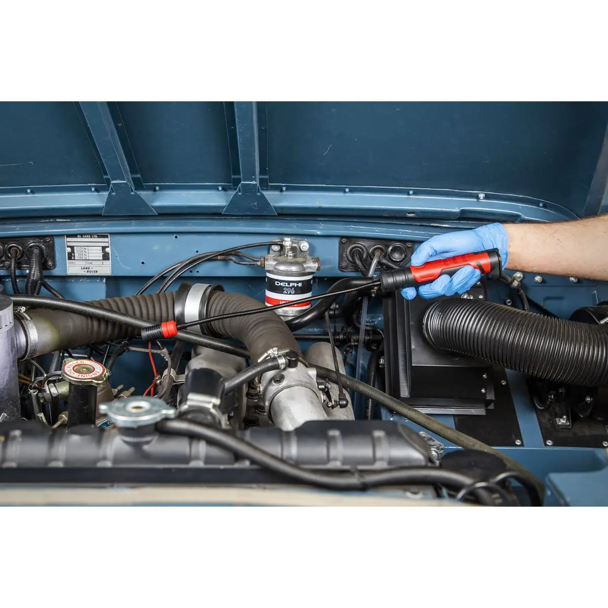 Sealey Flexi Rechargeable Magnetic Pick-Up Tool Light 3W SMD LED White Rose Tools