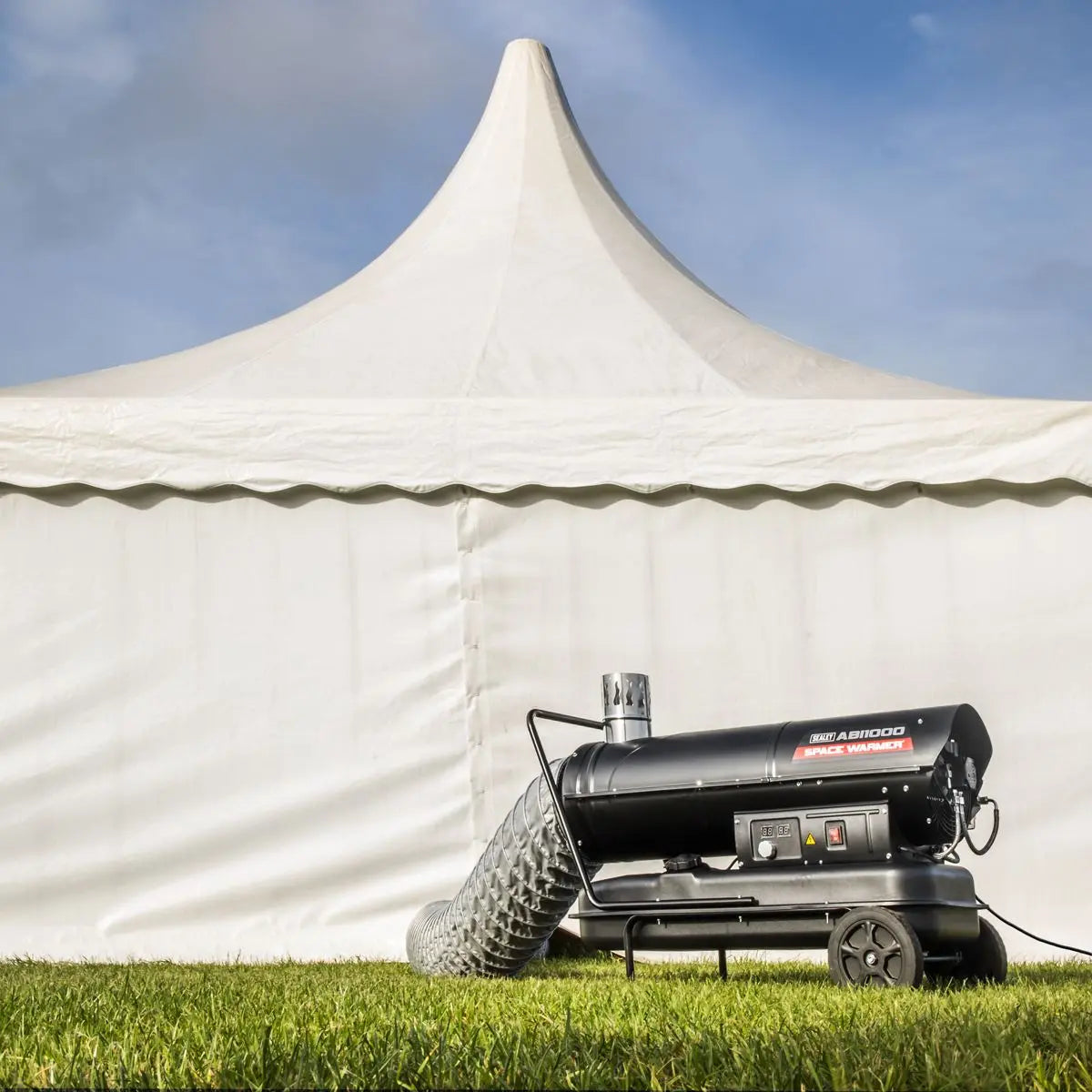 Sealey Flexible Ducting Ø250mm 5m White Rose Tools