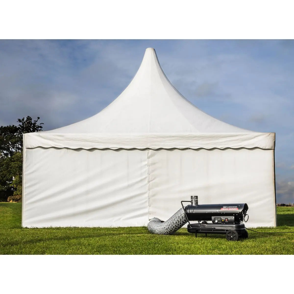 Sealey Flexible Ducting Ø250mm 5m White Rose Tools