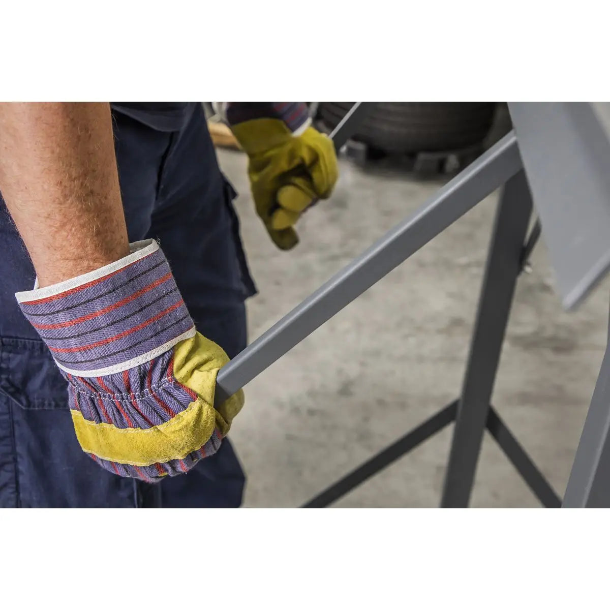 Sealey Floor Standing Sheet Metal Folder 1000mm White Rose Tools