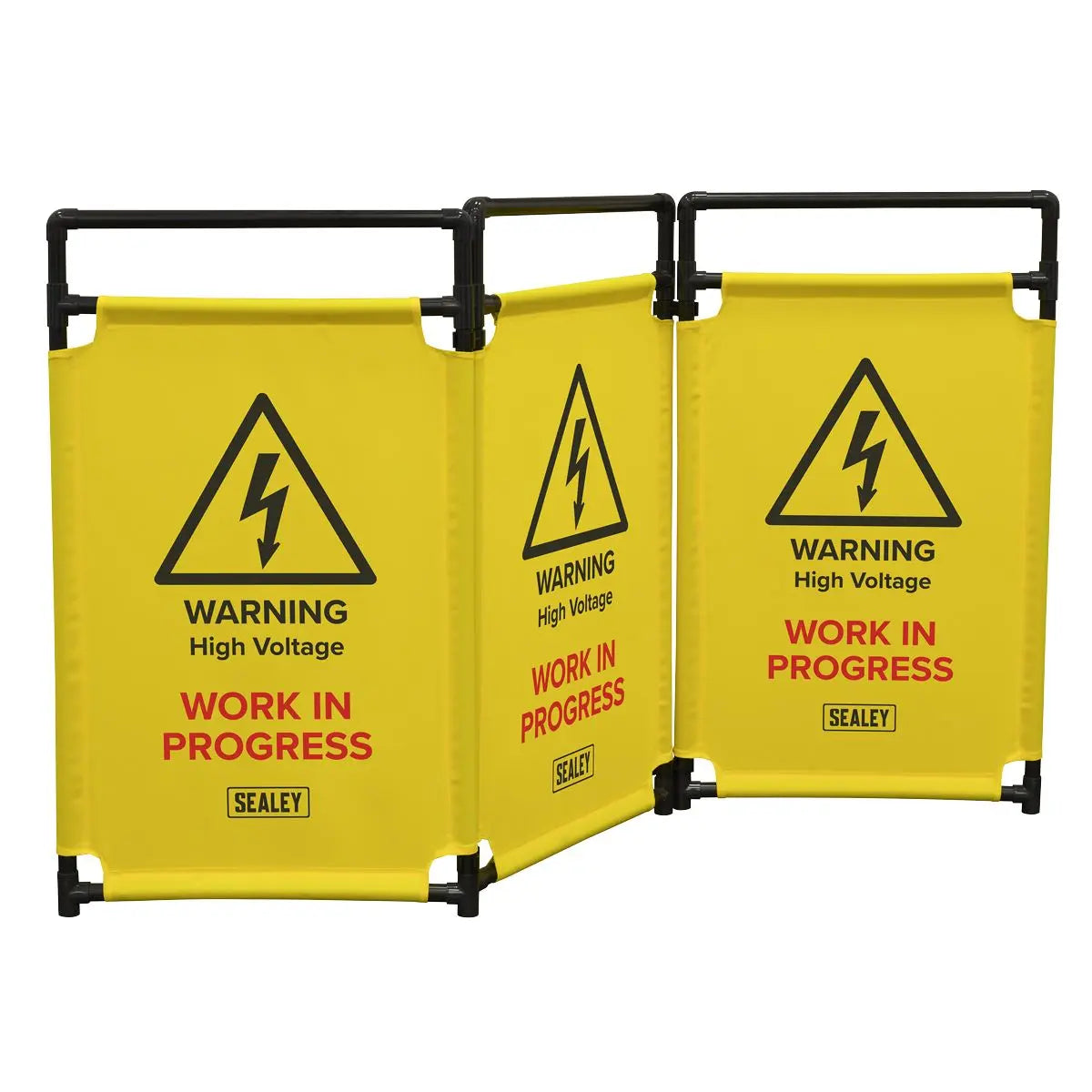 Sealey Folding Safety Barrier for Hybrid Electric Vehicles White Rose Tools