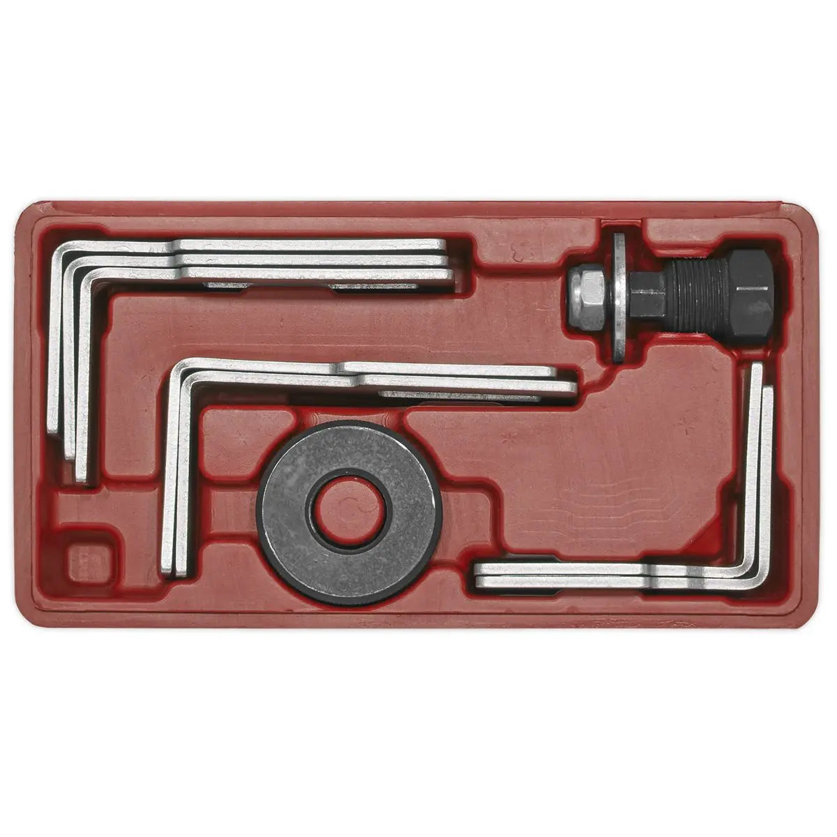 Sealey Fuel Tank Sender Spanner Set 9pc 24mm Hex Drive