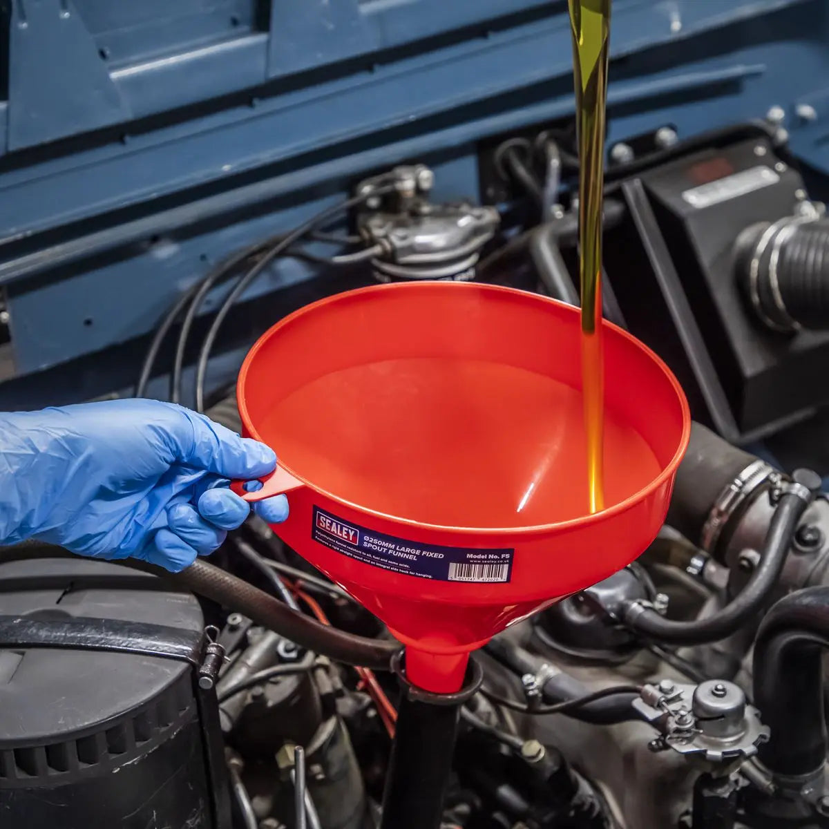 Sealey Funnel Large Ø250mm Fixed Spout