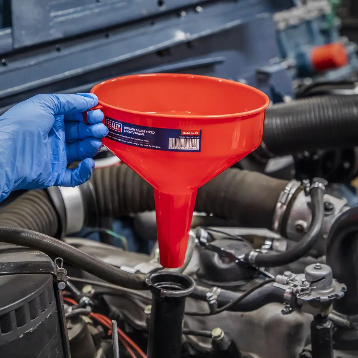 Sealey Funnel Medium Ø185mm Fixed Spout