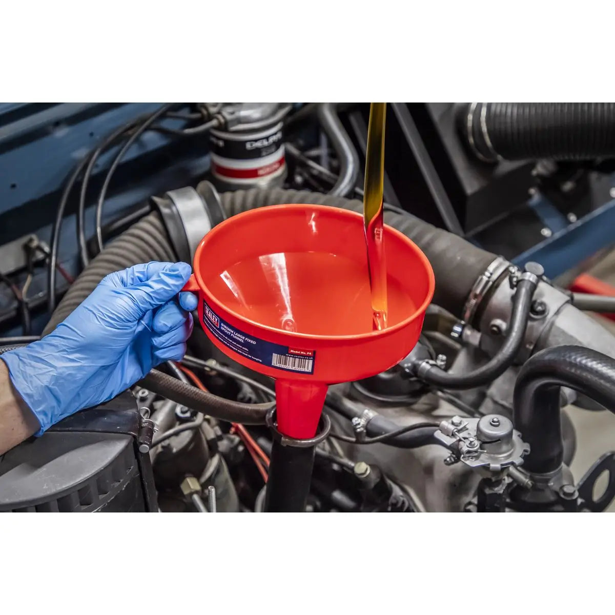 Sealey Funnel Medium Ø185mm Fixed Spout