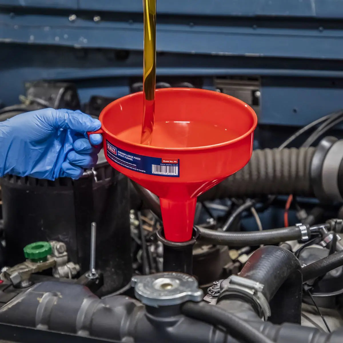 Sealey Funnel Medium Ø185mm Fixed Spout