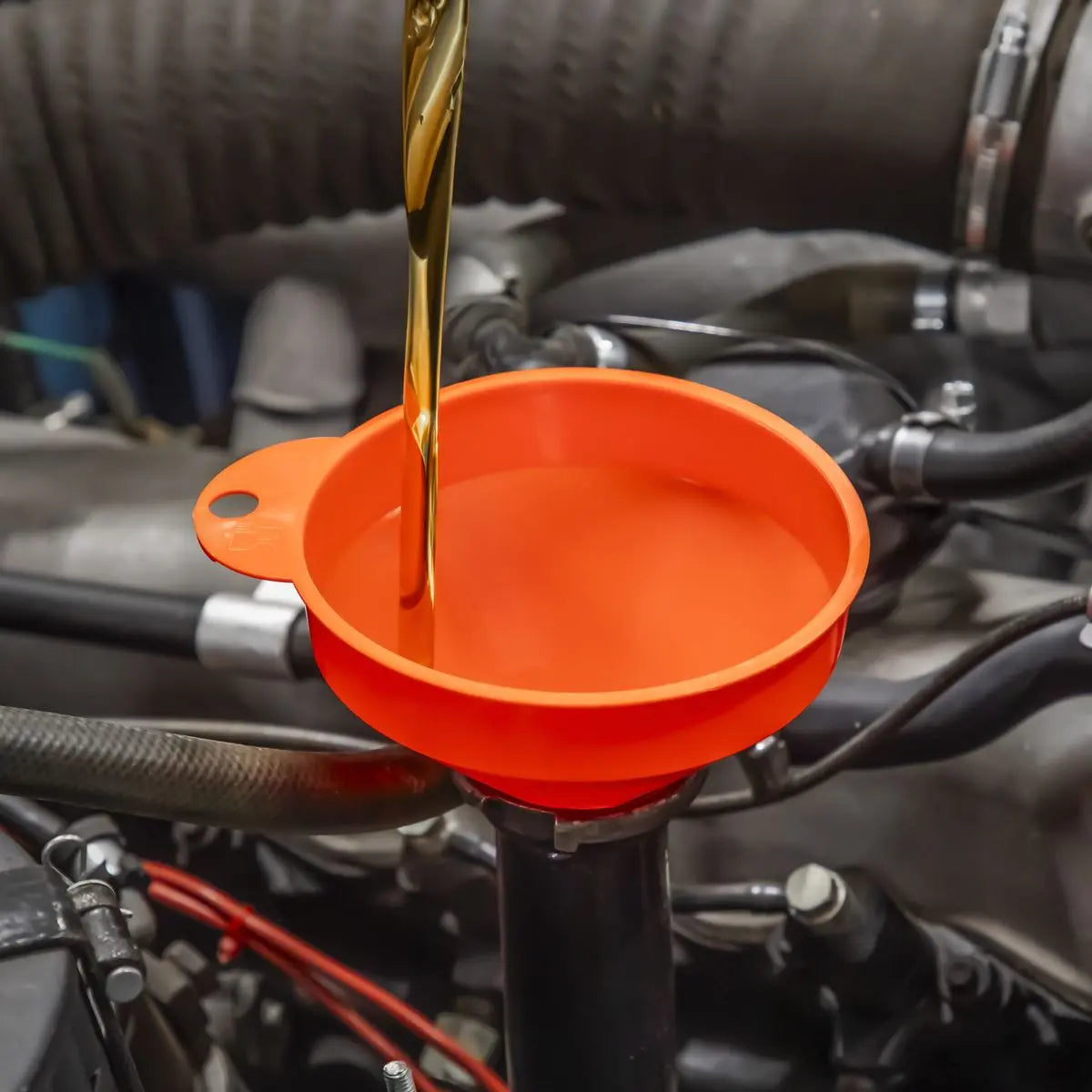 Sealey Funnel Small Ø120mm Fixed Spout