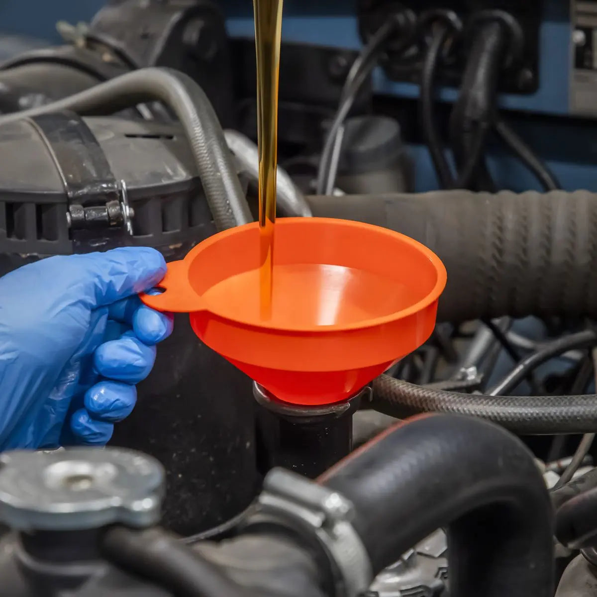 Sealey Funnel Small Ø120mm Fixed Spout