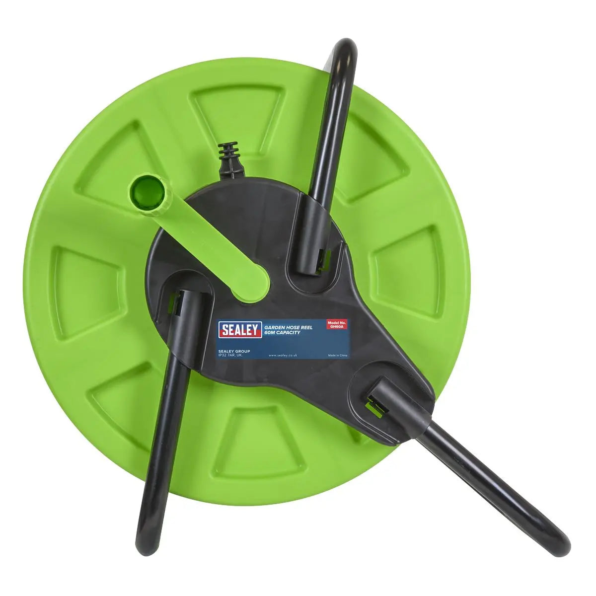 Sealey Garden Hose Reel 60m Capacity White Rose Tools