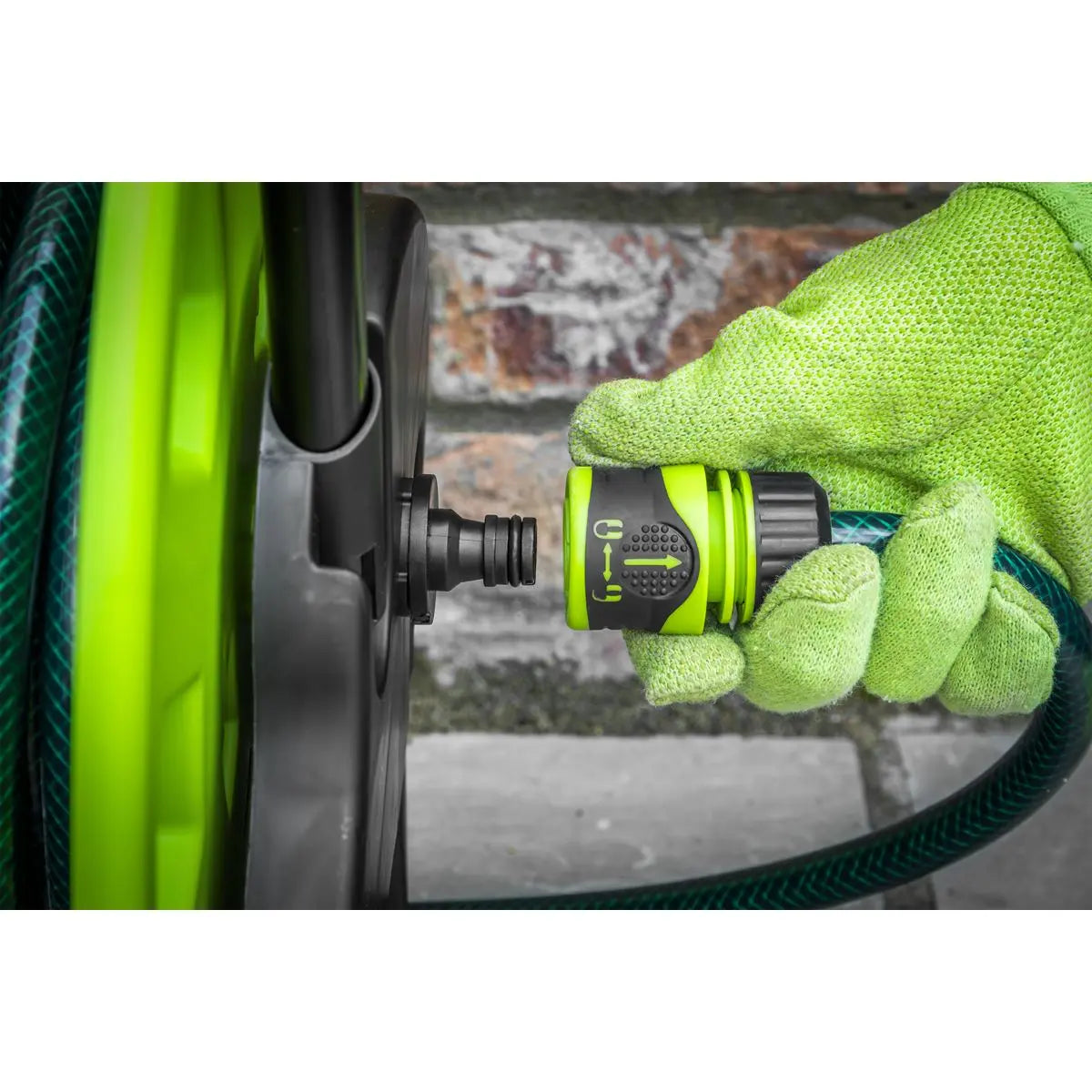 Sealey Garden Hose Trolley 60m Capacity White Rose Tools