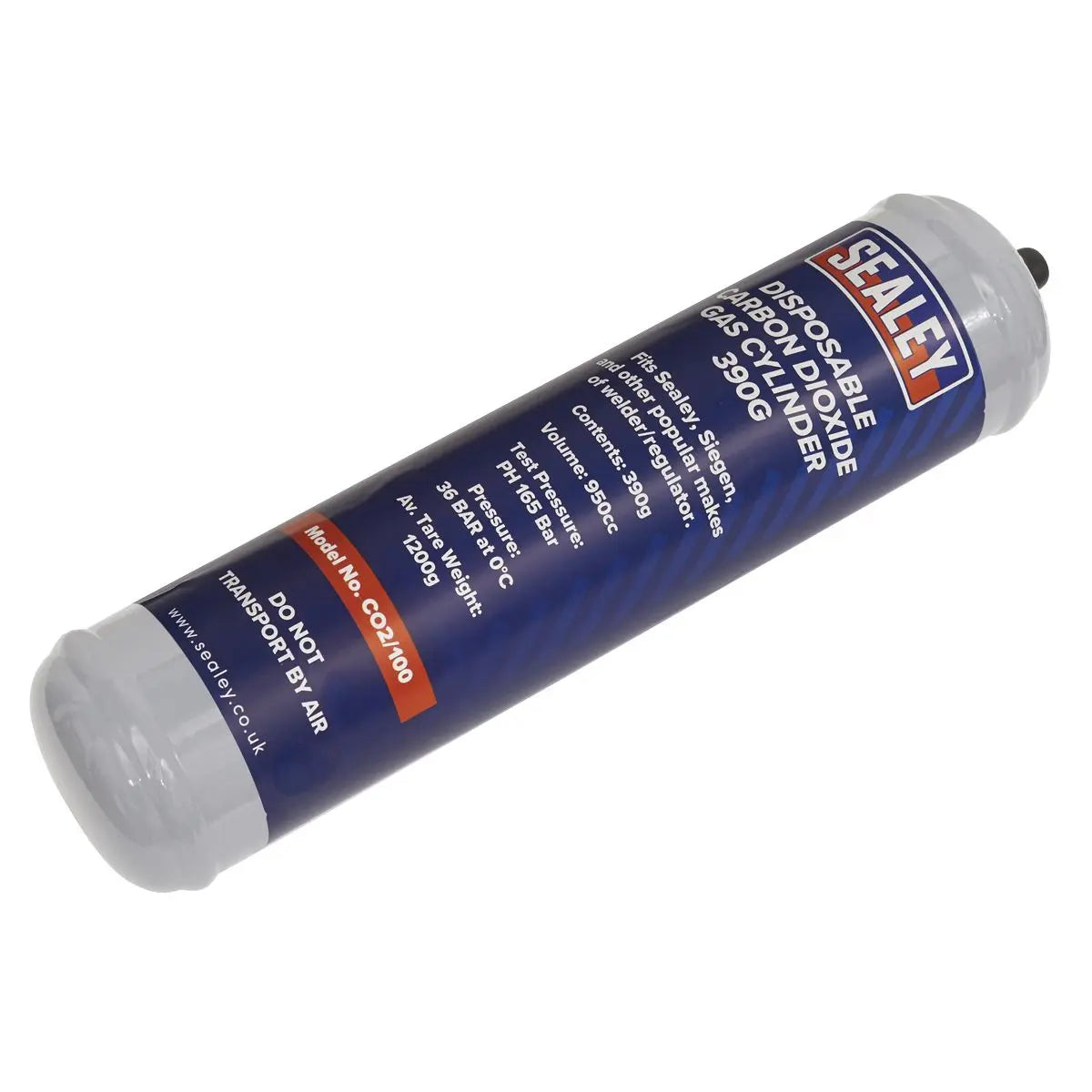 Sealey Gas Cylinder Disposable Carbon Dioxide 390g - Box of 12