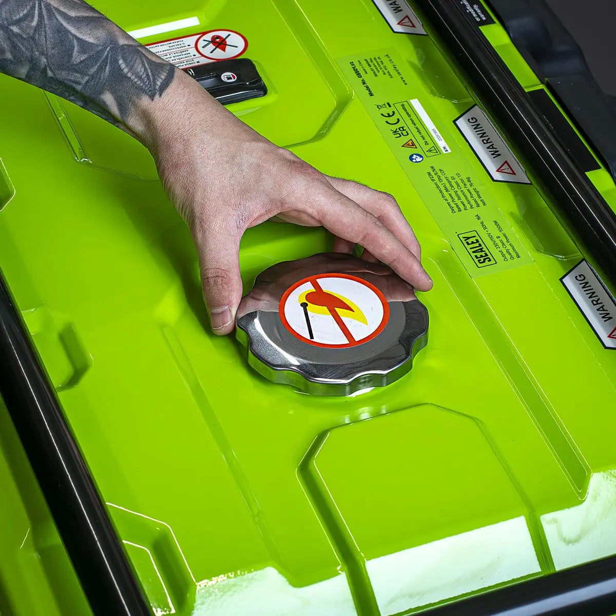 Sealey Generator 5500W 110/230V 13hp White Rose Tools