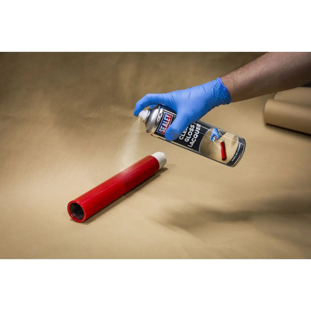 Sealey Gloss Lacquer 500ml, Clear - Pack of 6  White Rose Tools