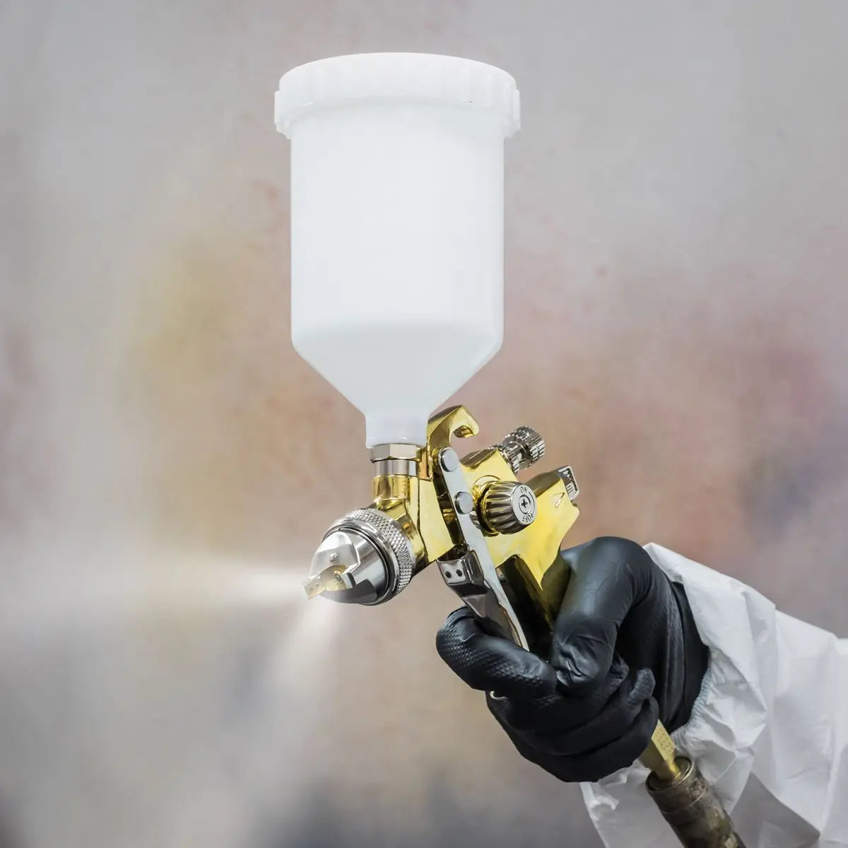 Sealey Gravity Feed Spray Gun - 1.4mm Set-Up Gold Series