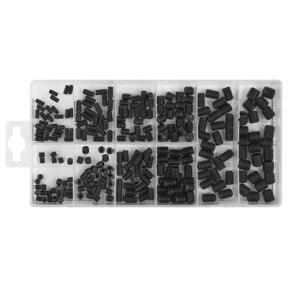 Sealey Grub Screw Assortment 250pc DIN 916 M4-M10 Metric