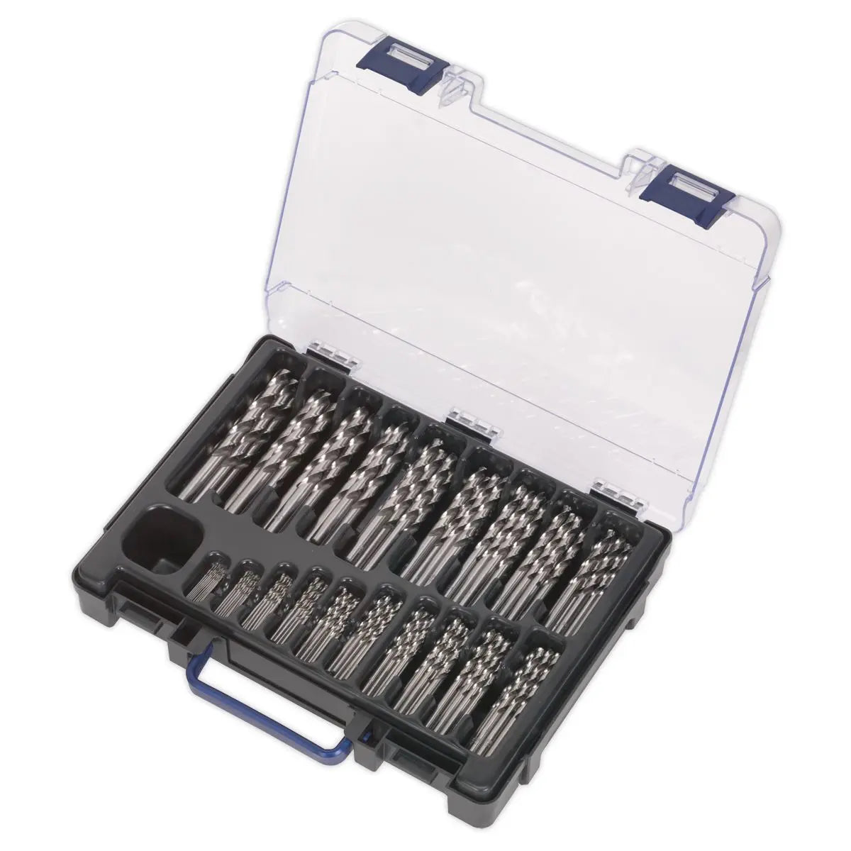 Sealey HSS Fully Ground Drill Bit Assortment 170pc Ø1-10mm