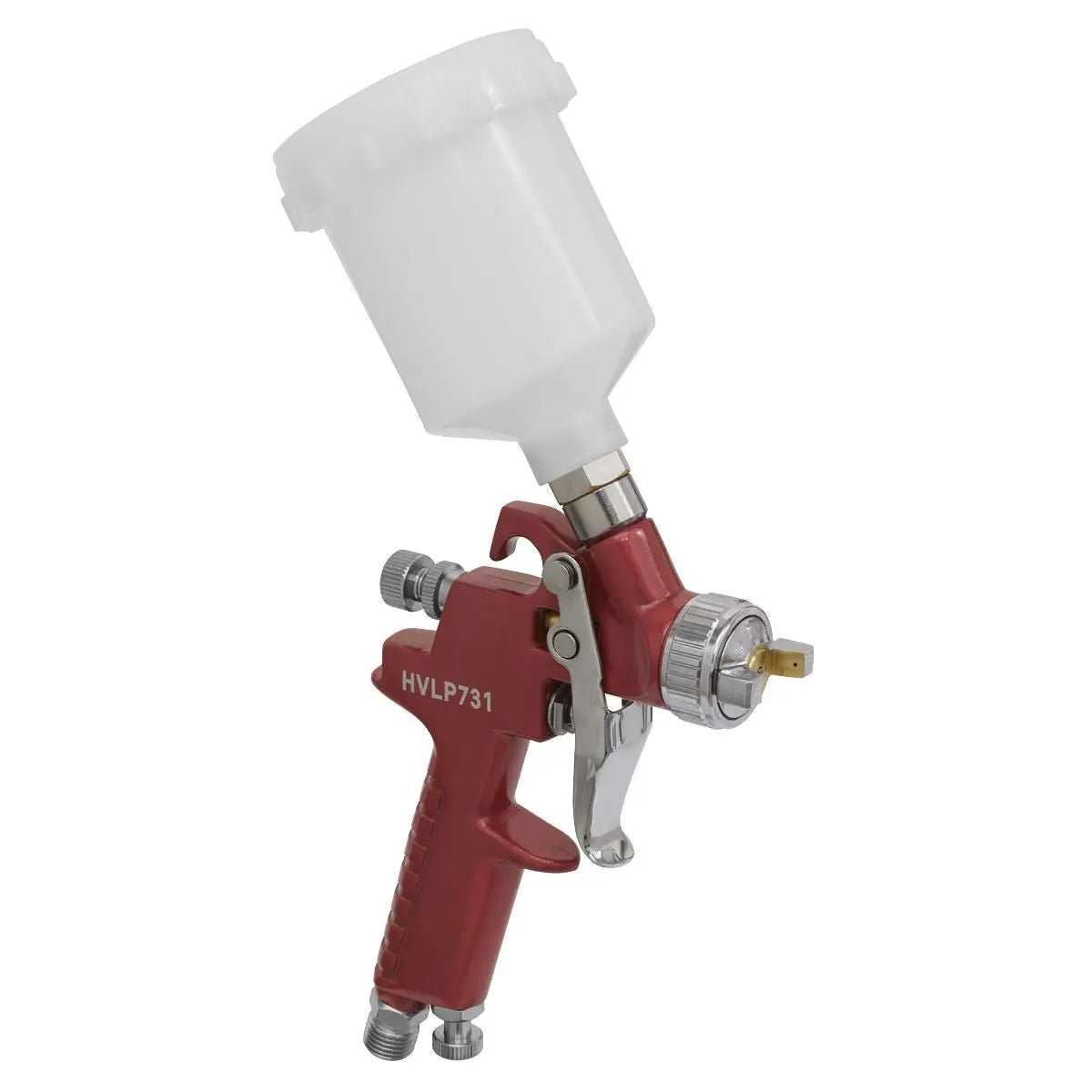 Sealey HVLP Gravity Feed Touch-Up Spray Gun - 0.8mm Set-Up
