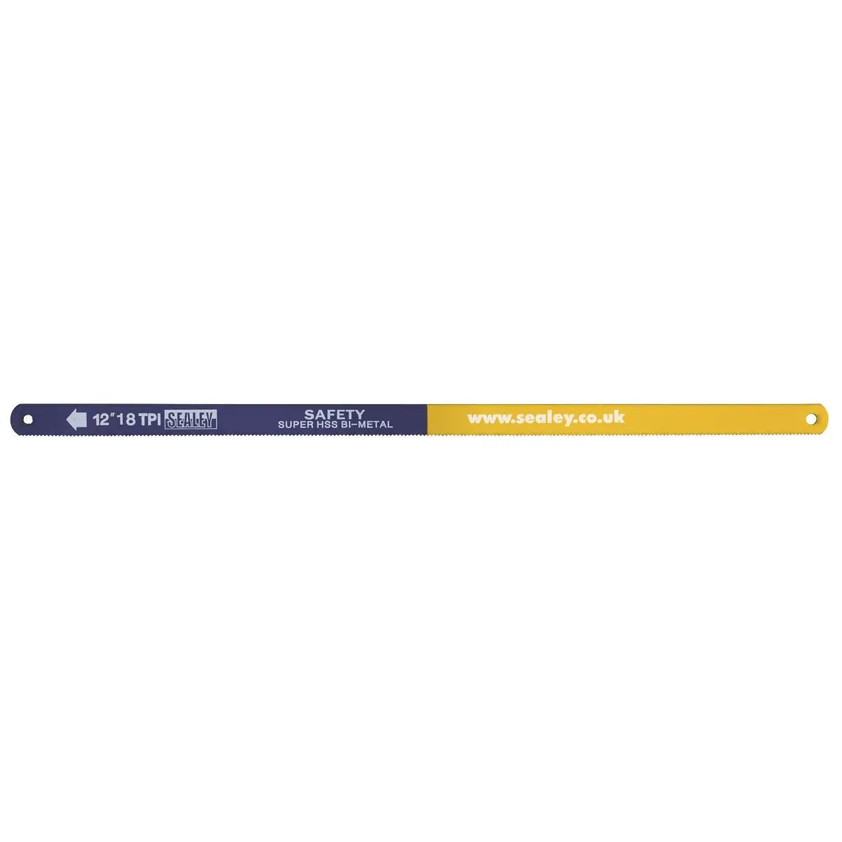 Sealey Hacksaw Blade 300mm HSS Bi-Metal 18tpi Pack of 5