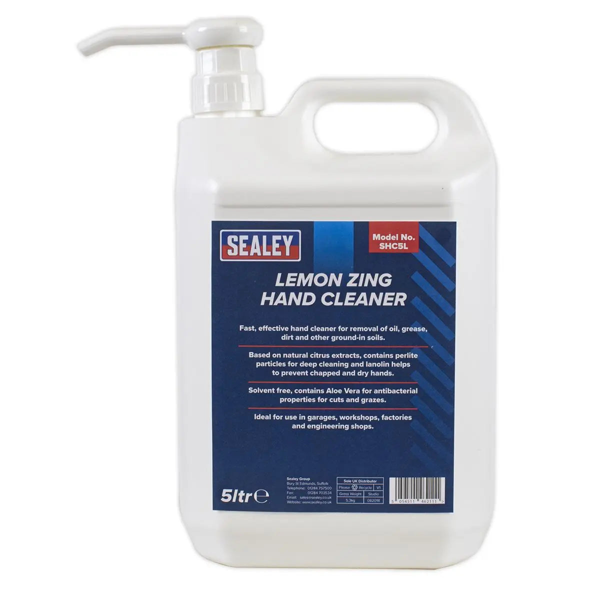 Sealey Hand Cleaner 5L Lemon Zing