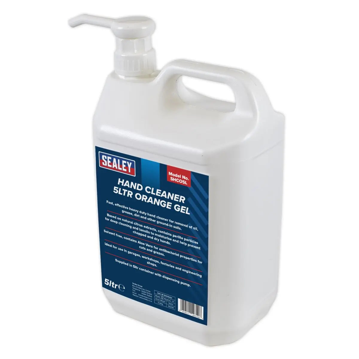 Sealey Hand Cleaner 5L Orange Gel