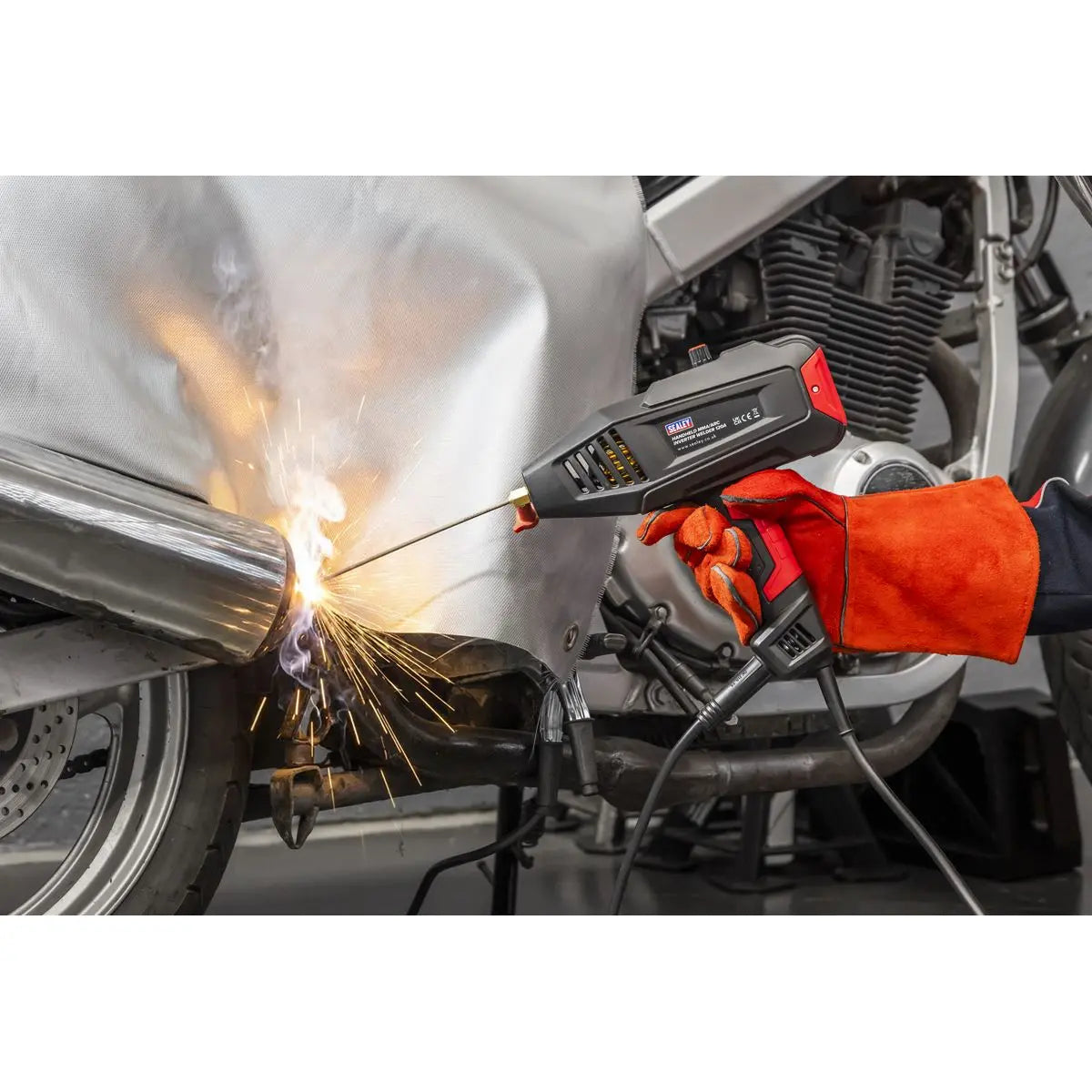 Sealey Handheld MMA/ARC Inverter Welder 120A White Rose Tools