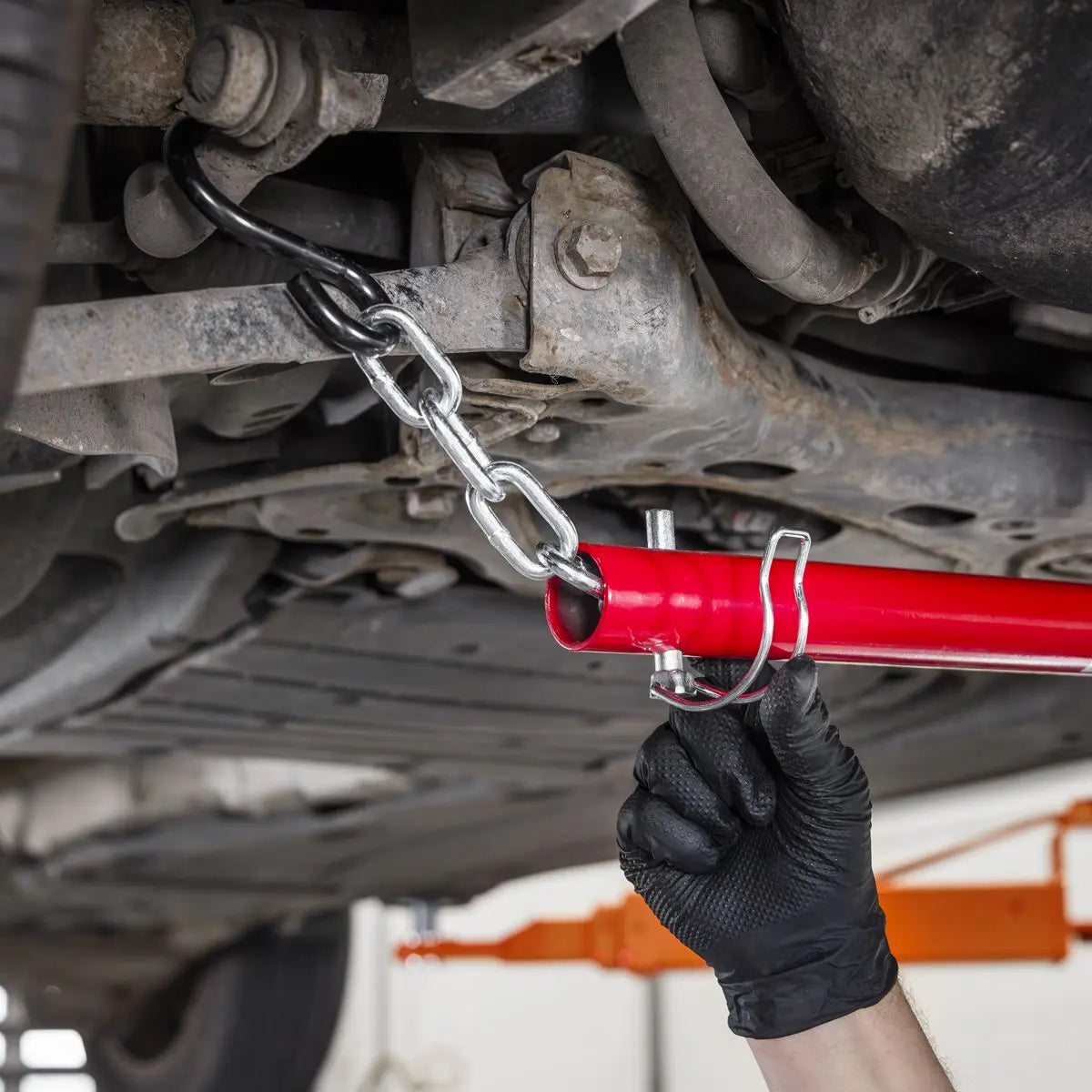 Sealey Hands-Free Suspension Arm Lever White Rose Tools