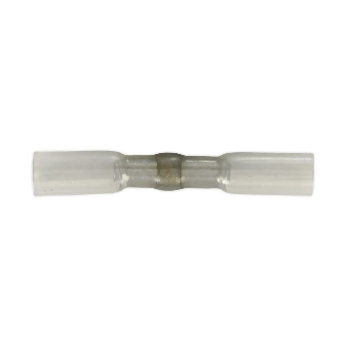 Sealey Heat Shrink Butt Connector with Crimp & Solder Clear Pack of 25