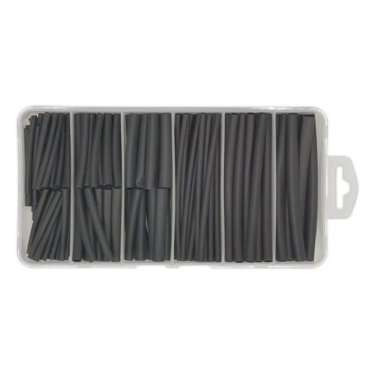 Sealey Heat Shrink Tubing Assortment 180pc 50 & 100mm Black