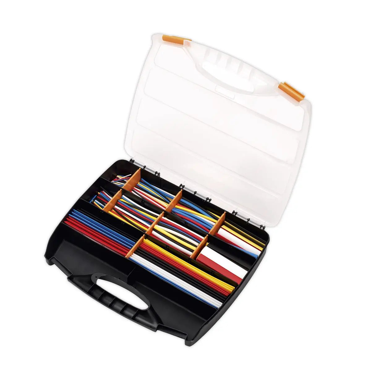 Sealey Heat Shrink Tubing Assortment 590pc Mixed Colours 50, 100, 150 & 200mm