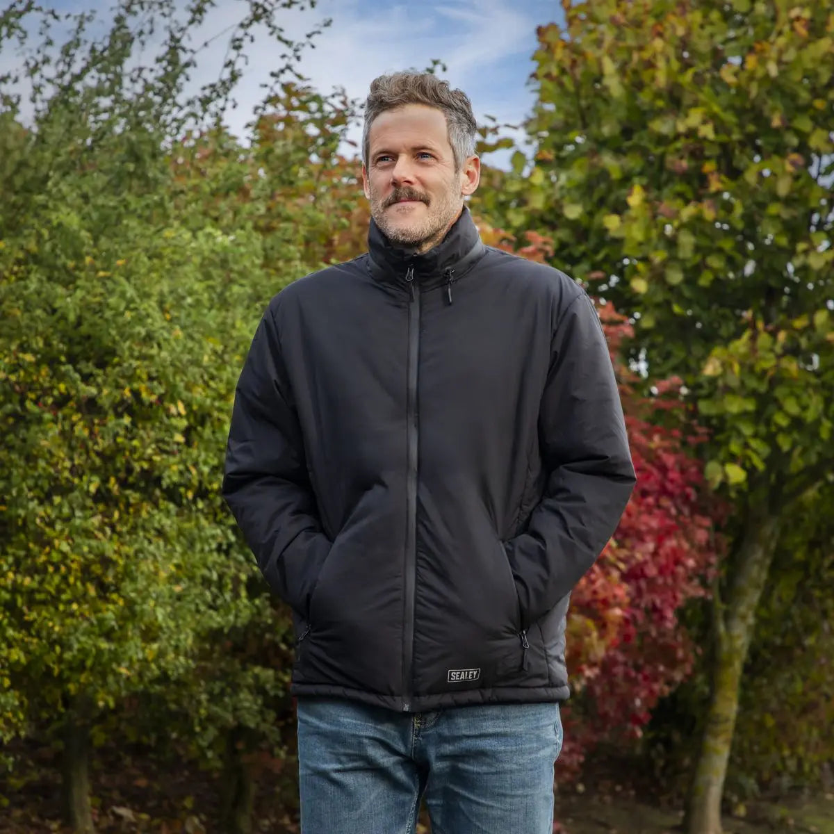 Sealey Heated Rain Jacket 5V - 48" Chest Large