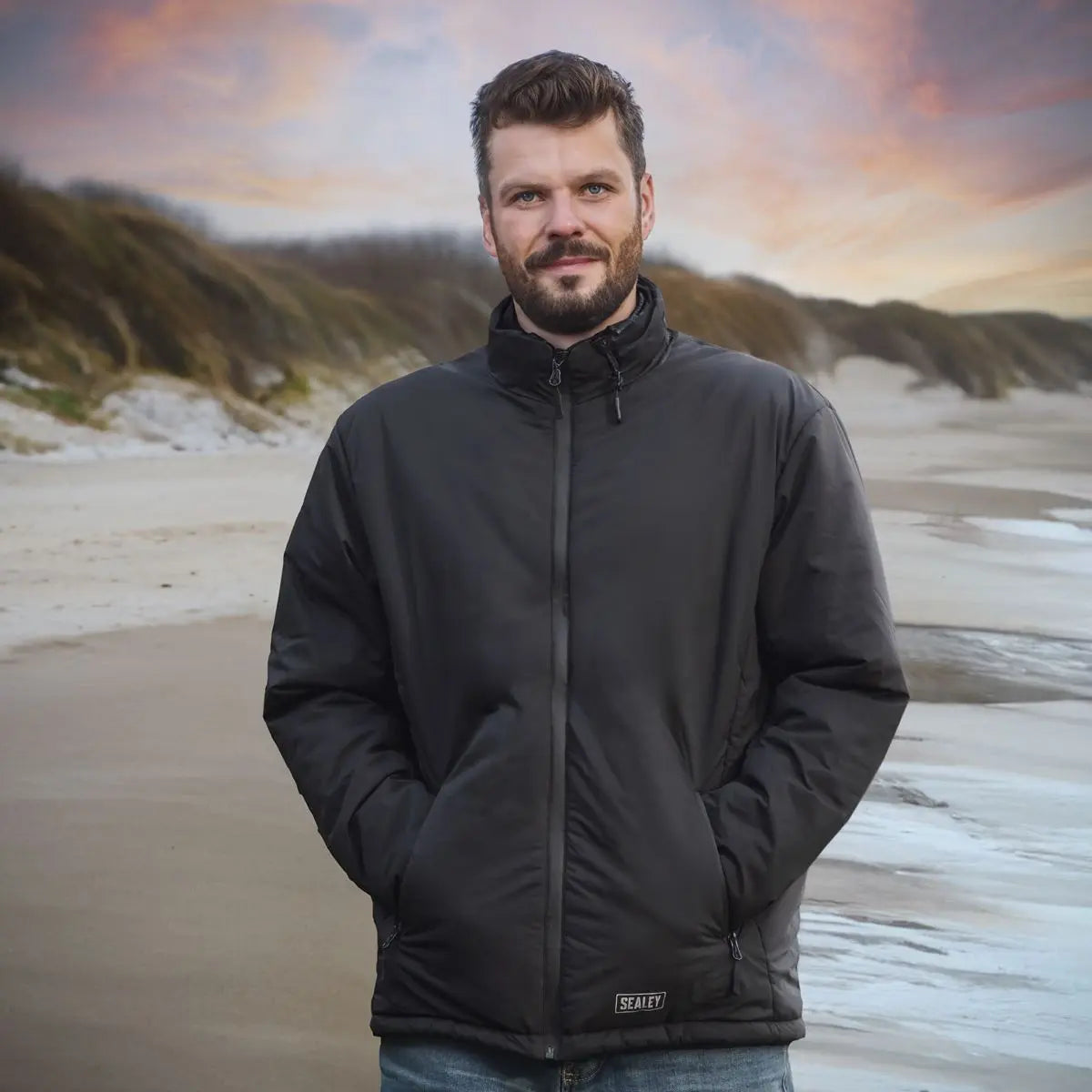 Sealey Heated Rain Jacket 5V - 48" Chest Large