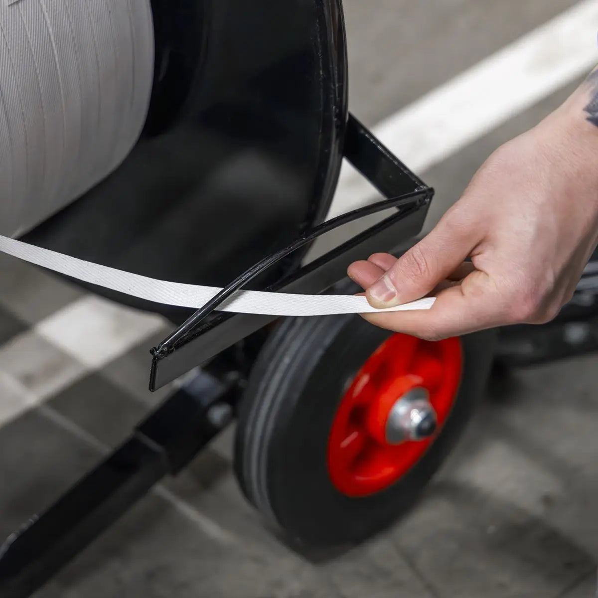 Sealey Heavy-Duty Mobile Strapping Dispenser White Rose Tools