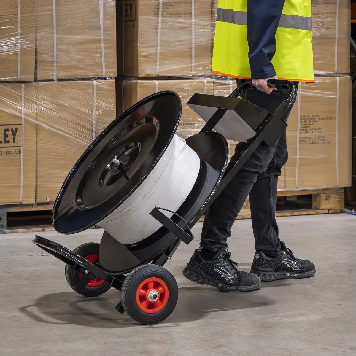 Sealey Heavy-Duty Mobile Strapping Dispenser White Rose Tools