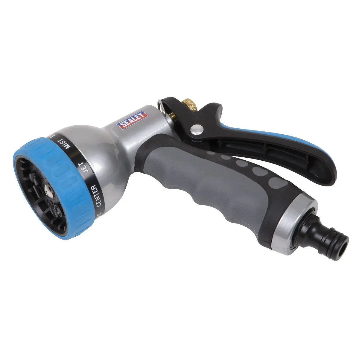 Sealey Heavy-Duty Retractable Water Hose Reel 15m Ø13mm ID Rubber Hose White Rose Tools