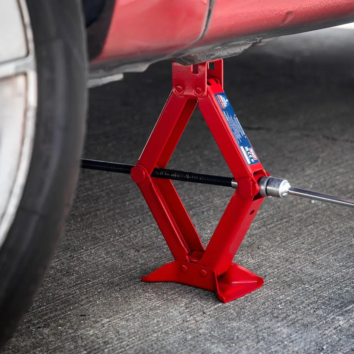 Sealey Heavy-Duty Scissor Jack 1 Tonne