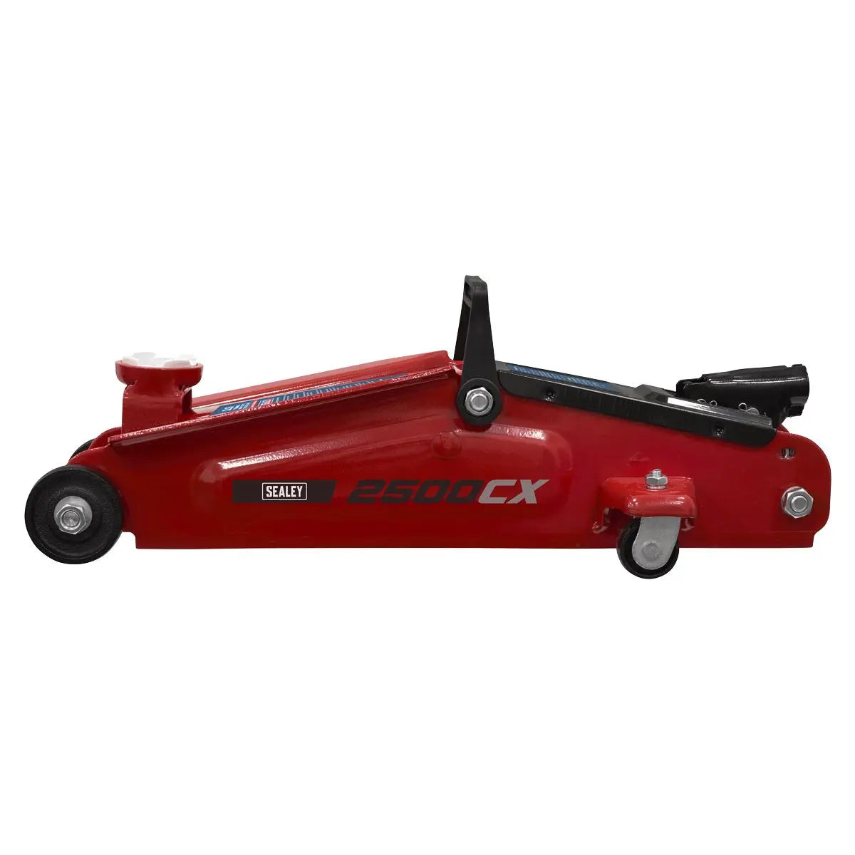 Sealey Heavy-Duty Trolley Jack 2.5 Tonne White Rose Tools