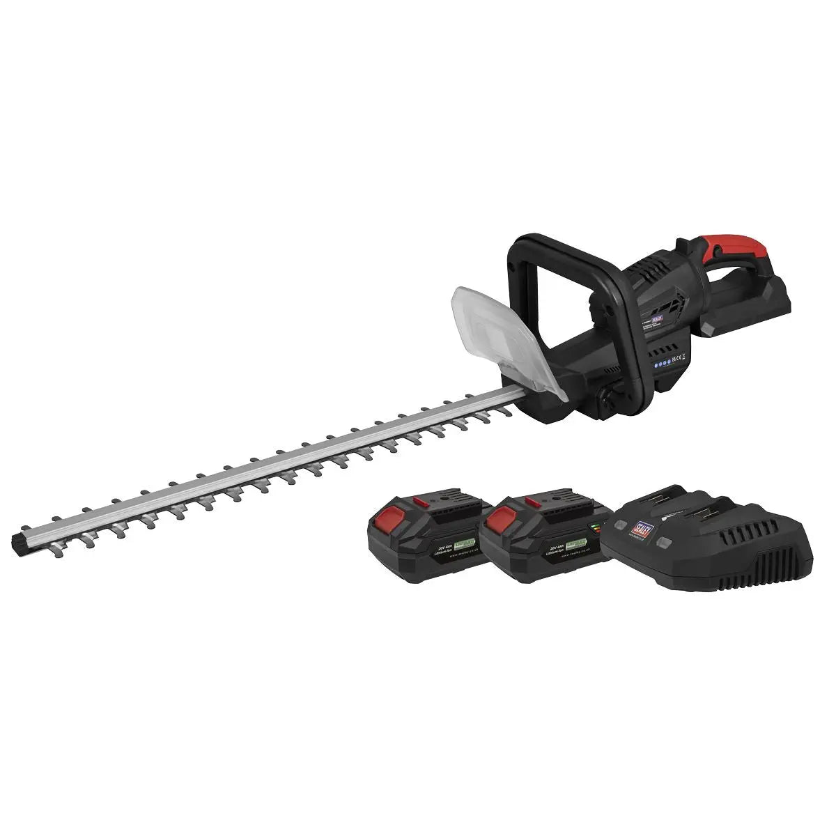 Sealey Hedge Trimmer Kit 40V 4Ah SV20 Series 52cm  White Rose Tools