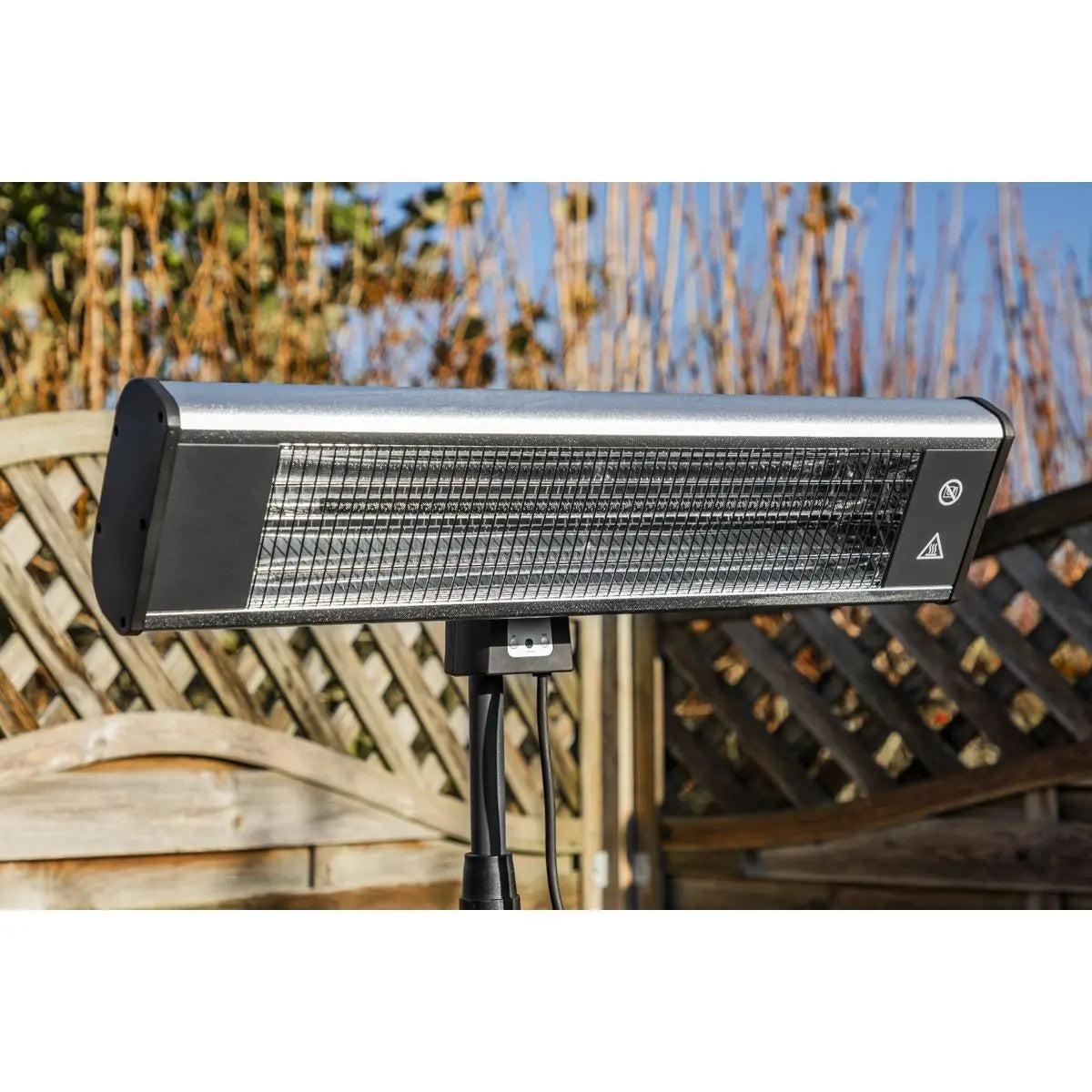 Sealey High Efficiency Carbon Fibre Infrared Patio Heater 1800W/230V with Telescopic Floor Stand