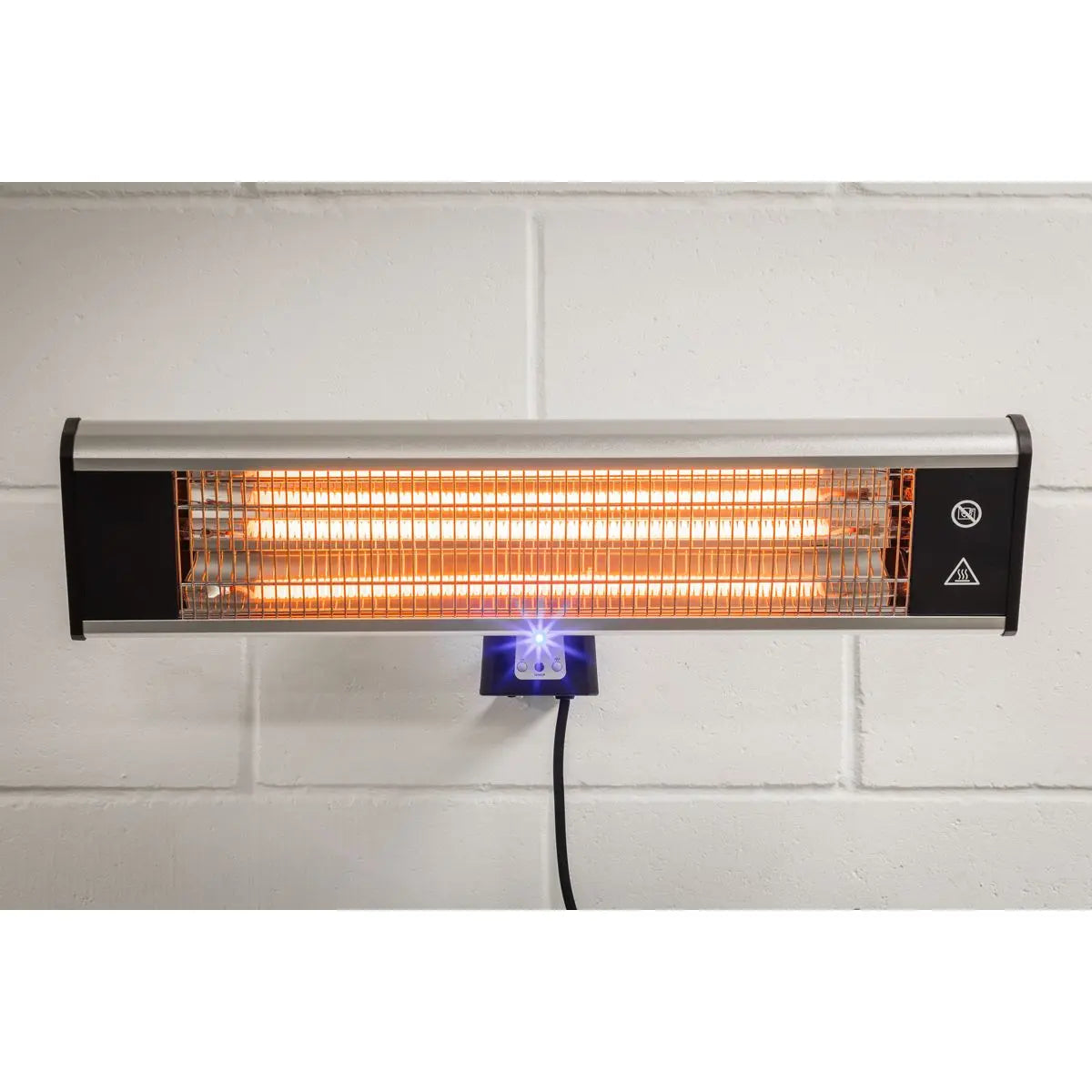 Sealey High Efficiency Carbon Fibre Infrared Wall Heater 1800W/230V