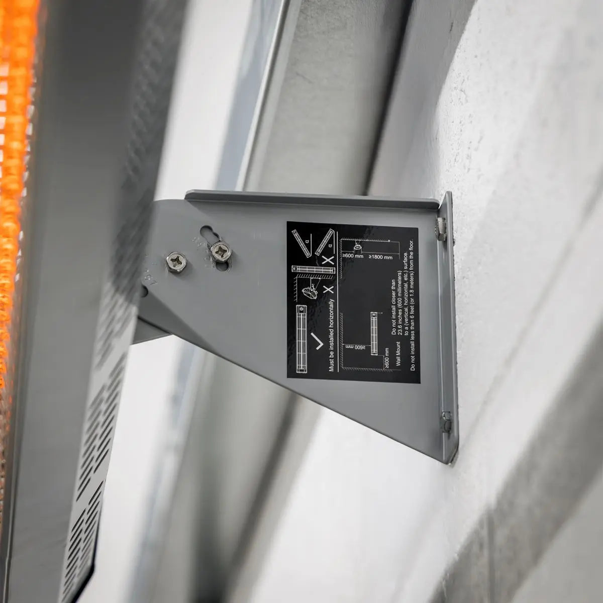 Sealey High Efficiency Wall Mounting Infrared Short Wave Heater 6000W  White Rose Tools