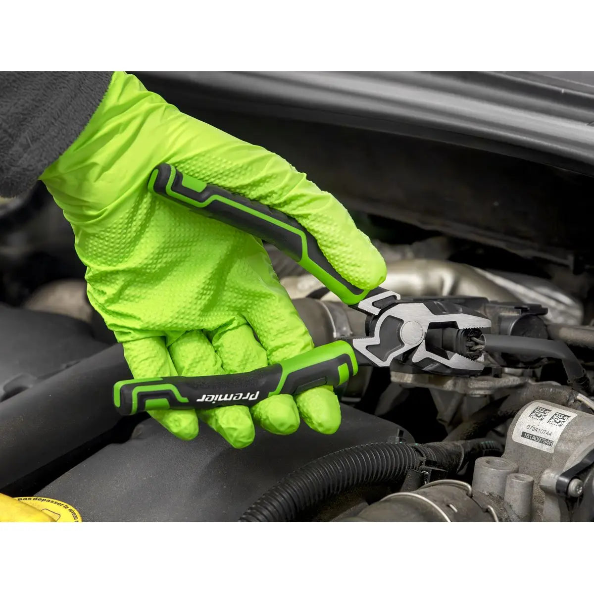 Sealey High Leverage Pliers Set 3 Piece Premier Hi-Vis Green