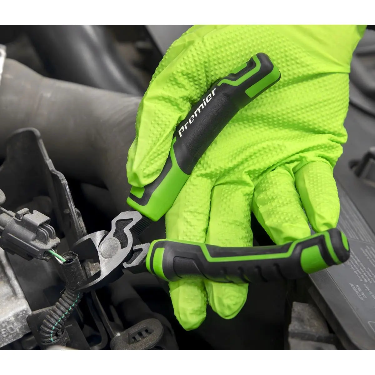 Sealey High Leverage Pliers Set 3 Piece Premier Hi-Vis Green