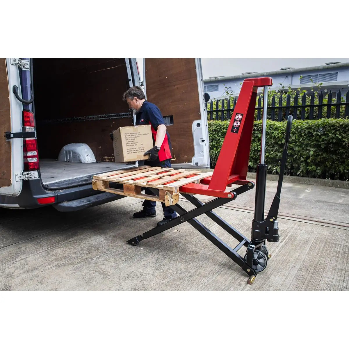 Sealey High Lift Pallet Truck - 1000kg Capacity 1170 x 540mm