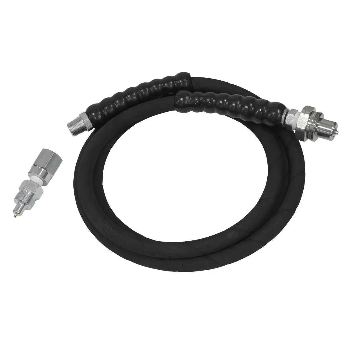 Sealey High Pressure Hydraulic Hose 3/8" & 3/8" to 1/4" Adaptor White Rose Tools