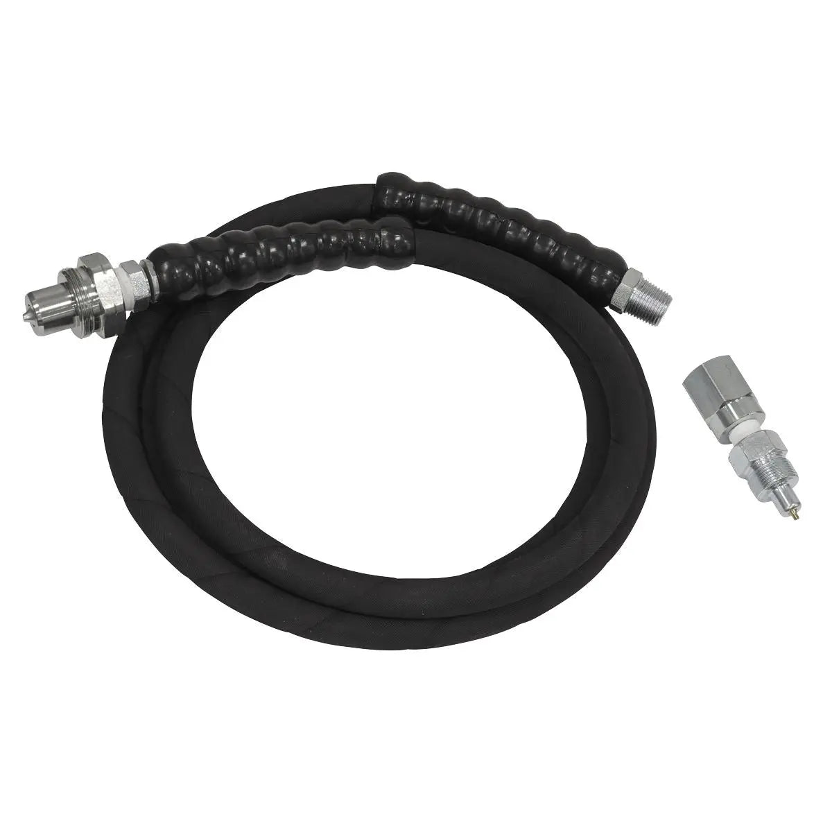 Sealey High Pressure Hydraulic Hose 3/8" & 3/8" to 1/4" Adaptor White Rose Tools
