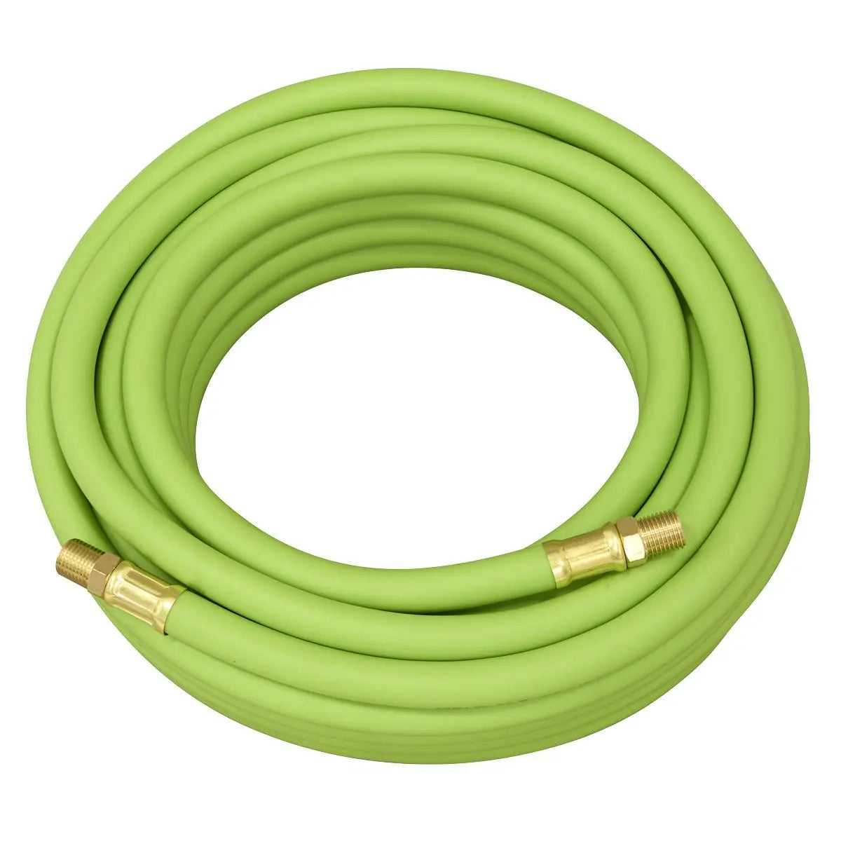 Sealey High-Visibility Hybrid Air Hose with 1/4"BSP Unions 10m x 8mm White Rose Tools