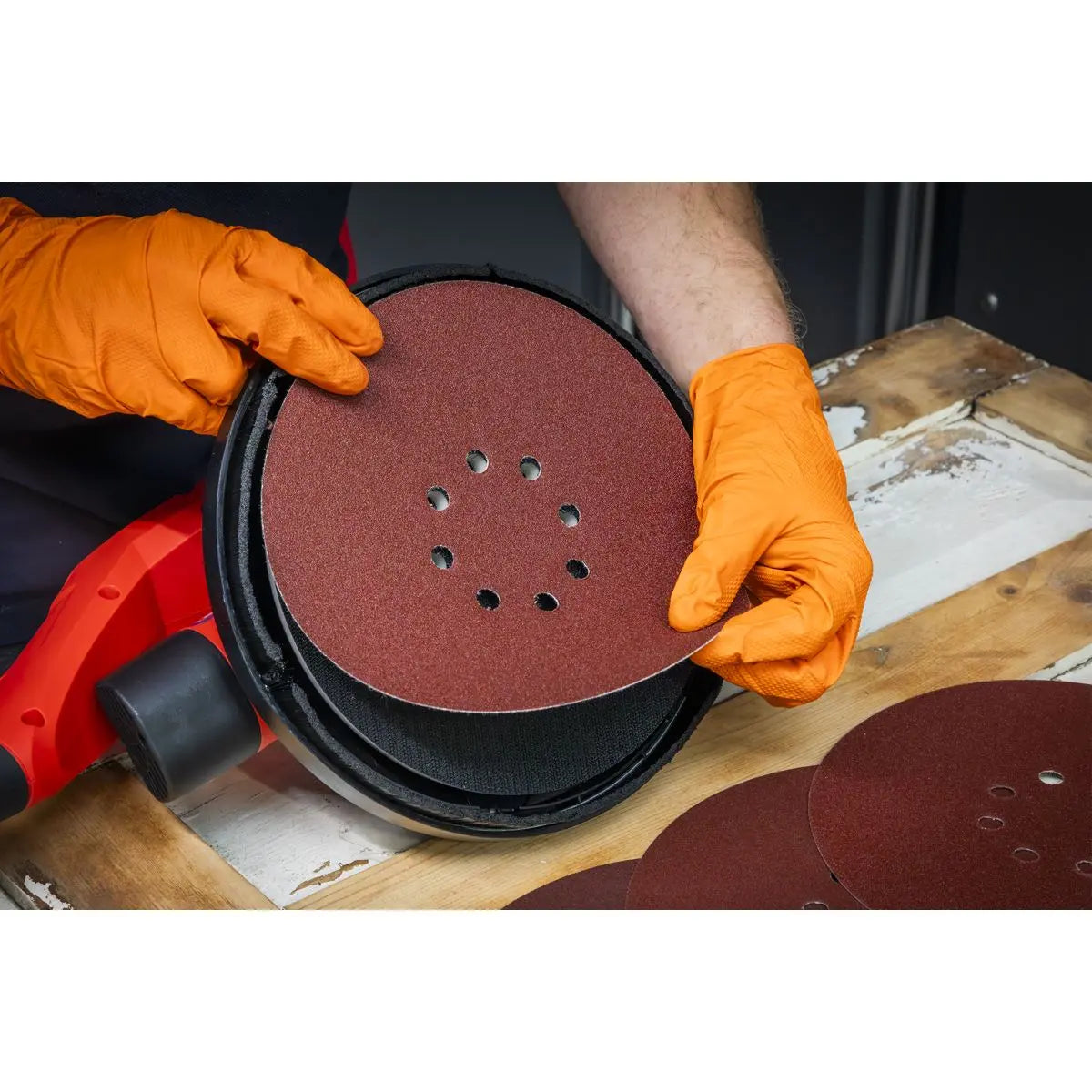 Sealey Hook-and-Loop Sanding Disc Set  White Rose Tools